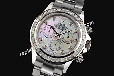 Rolex Pearlmaster Swiss  Auto 40mm Daytona Diamonds Bezel &Scale Watch LLS380
