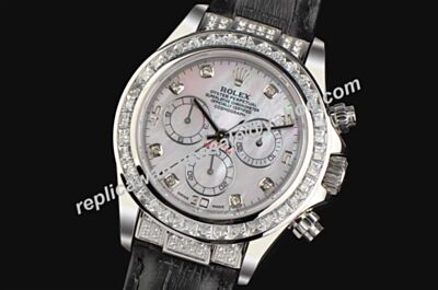 Rolex Swiss Movement 116589RB Daytona Pearlmaster Diamonds Knockoffs Watch LLS389