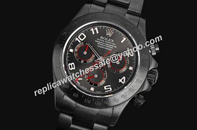 Rolex Swiss Made Pro-Hunter Daytone Black Face Auto Watch LLS400