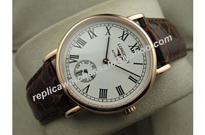 Longines La Grande Classique Presence 39mm Men Gold Steel Watch Swiss 