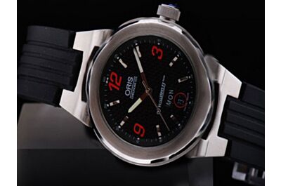 Oris WilliamsF1 Team Day Date Automatic Red Arabic Silver Ss Watch