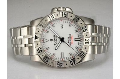 Tudor Prince Dtea 39mm Ref 89190P-93550 Submariner White Gold SS Watch 