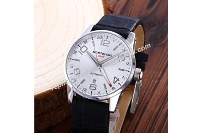 Montblanc GMT Timewalker Ref U0109136 Automatic Date Swiss White Gold  Watch  WBL025