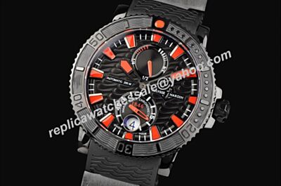 Ulysse Nardin Ref 263-92-3C/923 Diver Black Sea 200m Boys' Automatic 2-Tone Watch 