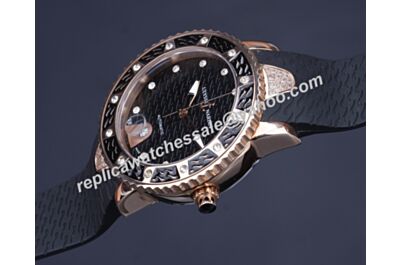 Ulysse-Nardin Marine  8106-101E-3C/12 Women's Champagne Gold Date Automatic Watch 