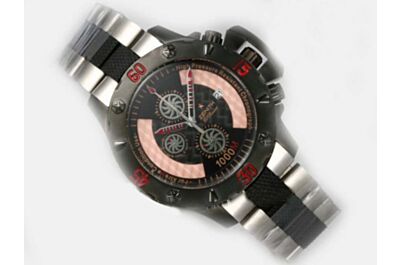 Rep Zenith Men's Quartz Chronograph Defy Xtreme 46mm Date 2-Tone 1000m Watch 