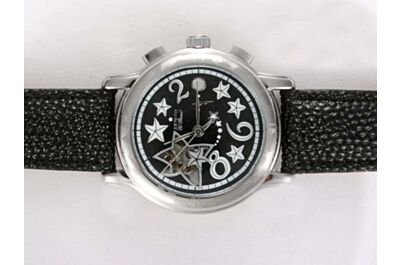 Zenith El Primero 18K White Gold Star Markers Chronograph Watch  